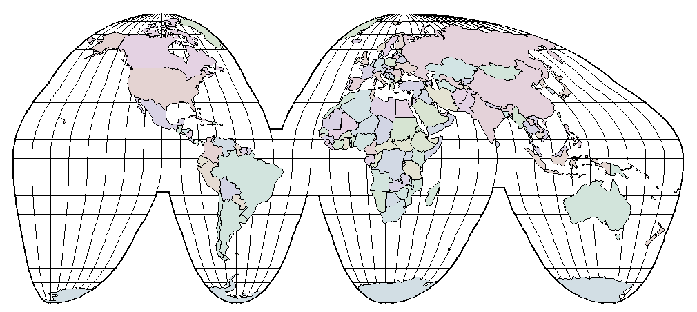 Goode Homolosine Projection